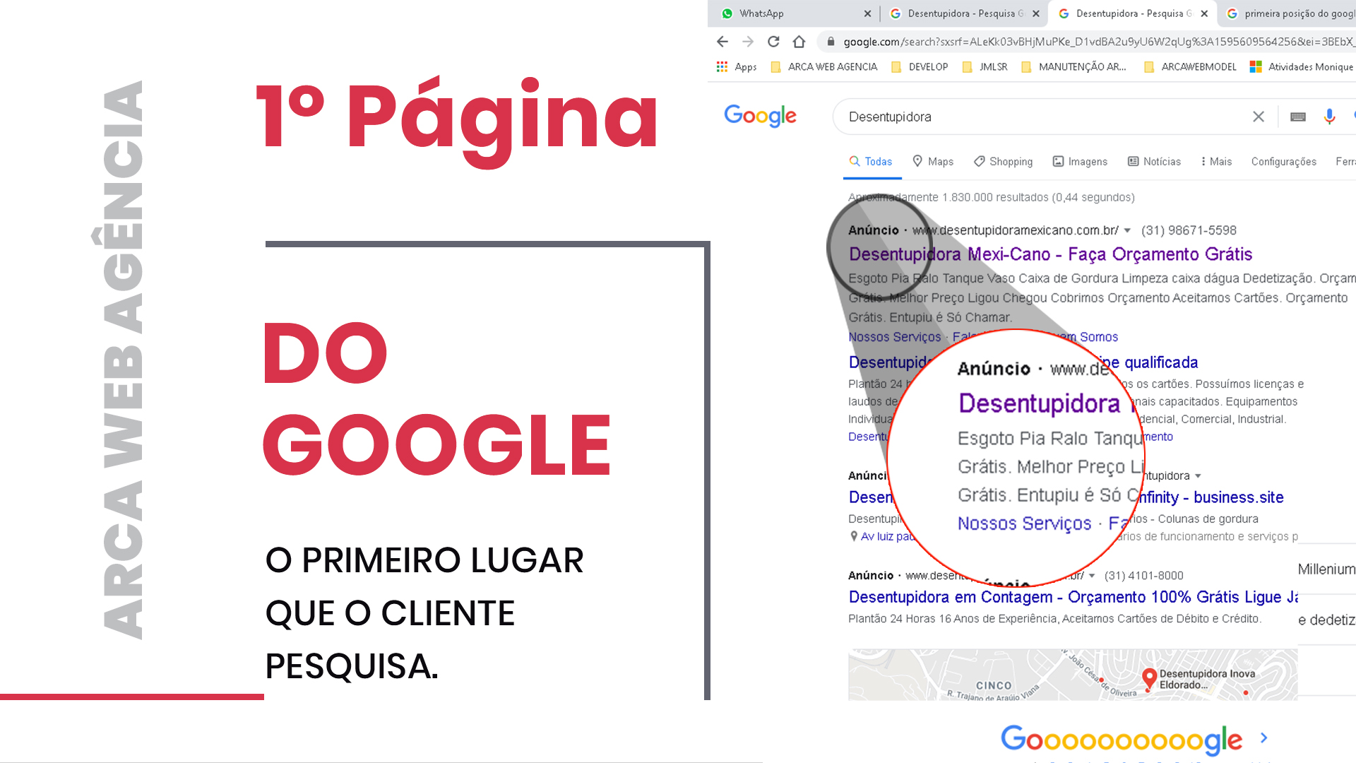 campanhas do google Arca Web Agência